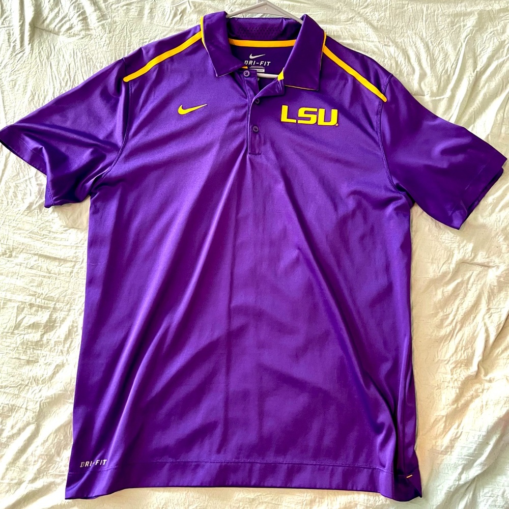 Nike Men’s LSU Tigers Polo - Large